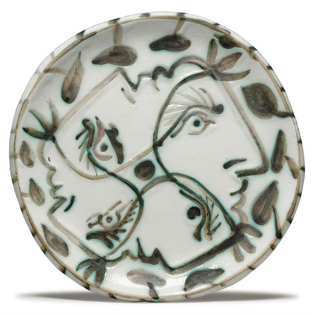 Pablo Picasso — Четыре переплетенных профиля (A.R. 88)
