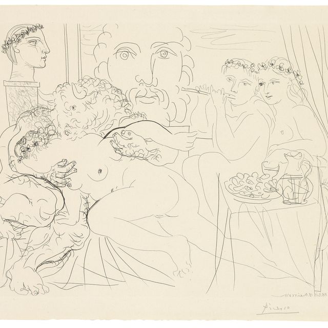 Pablo Picasso — Средство для женской ласки Minotaure, от: La Suite Vollard