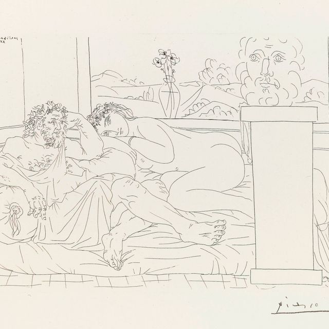 Pablo Picasso — Выставка работ скульптора IV, автор: Ла Сюит Воллар (B. 174; Ba. 327)