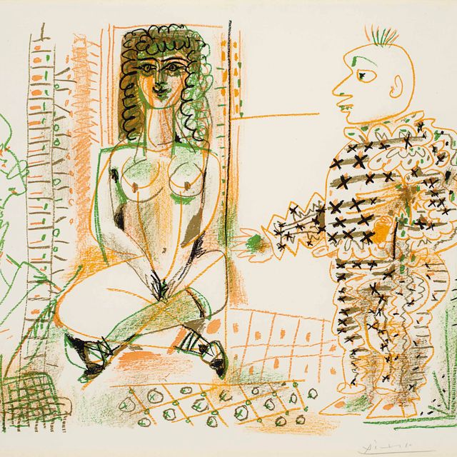 Pablo Picasso — Отец и сын модели (B. 765; M. 262)