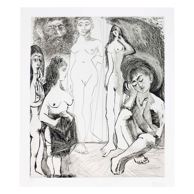 Pablo Picasso — Молодой парень-реваншист: "Женщины!", из серии 347