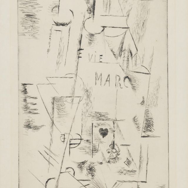 Pablo Picasso — Смерть природы в бутилированном Марке