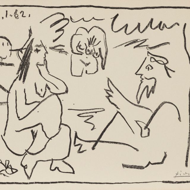 Pablo Picasso — Без названия, из "Дежурных"
