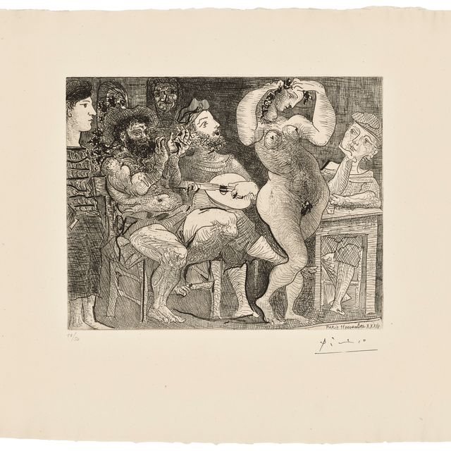Pablo Picasso — В кабаре