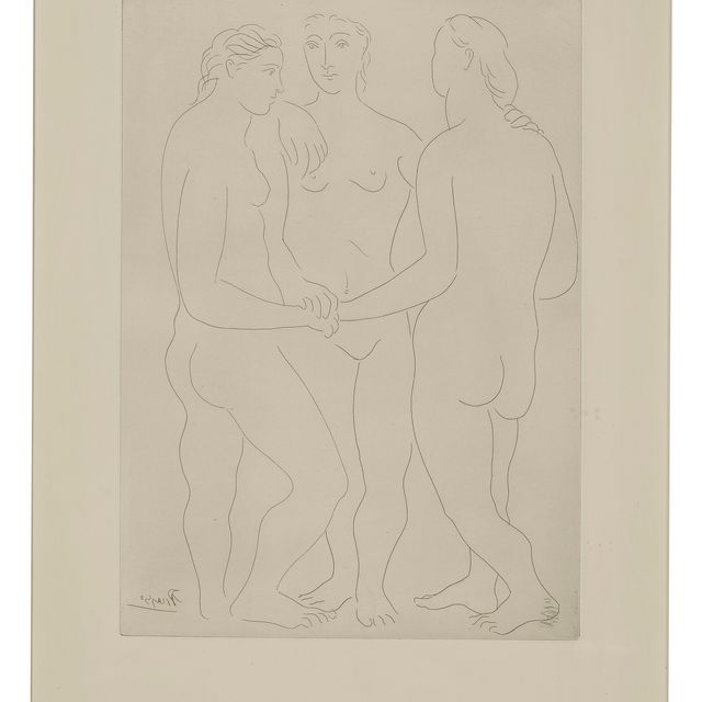 Pablo Picasso — Трое друзей