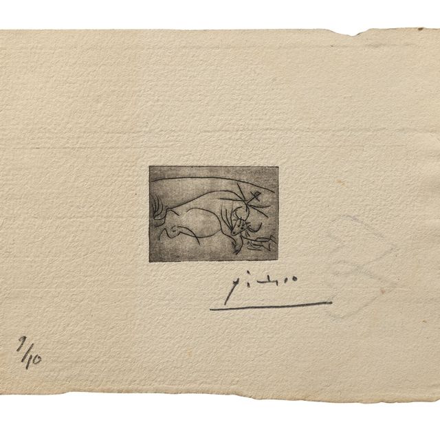 Pablo Picasso — Коррида: "Смерть Торо", автор: Мерс