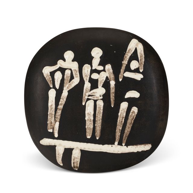 Pablo Picasso — Трое персонажей в Тремплене (A.R. 374)