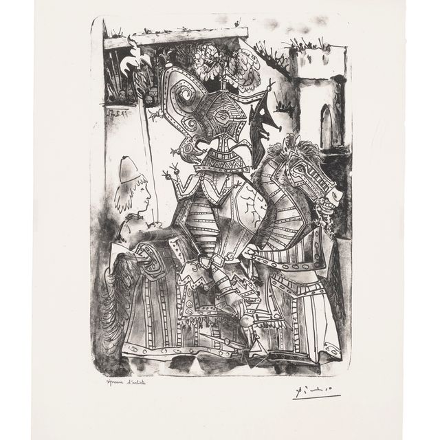 Pablo Picasso — Кавалер и страница