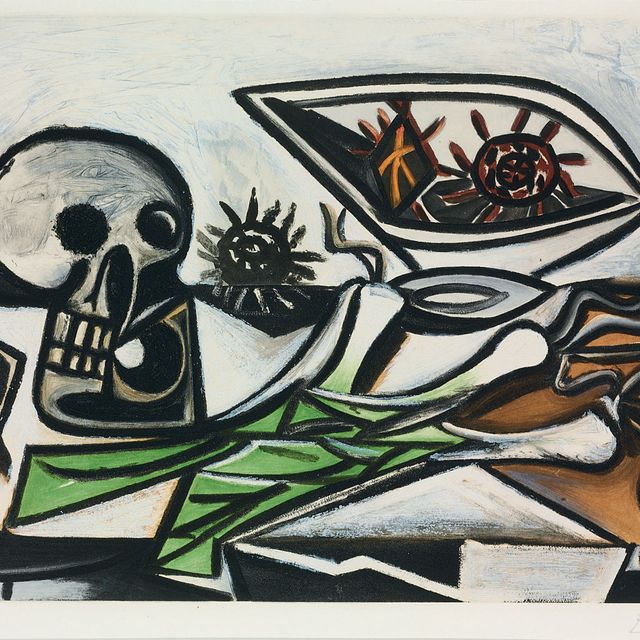 Pablo Picasso — Смерть природы у журавля