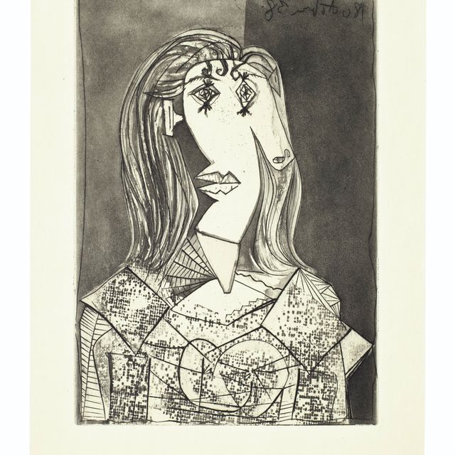 Pablo Picasso — Фронтиспис из "Антологии черного юмора"