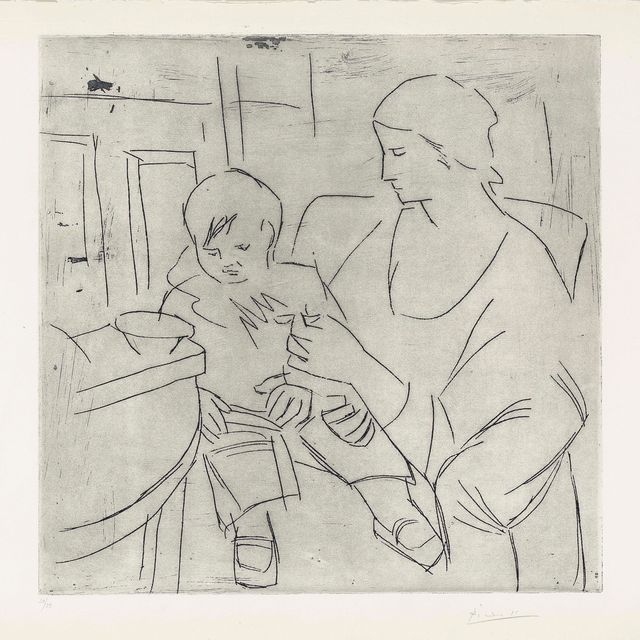 Pablo Picasso — Для беременных (Блох 70; Баер 111-бис)