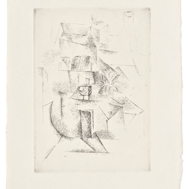 Pablo Picasso — Ле Куван (второй план), родом из Сен-Матореля