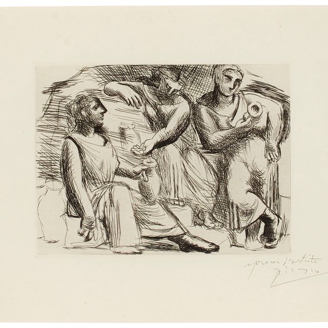 Pablo Picasso — Источник в Лос-Анджелесе