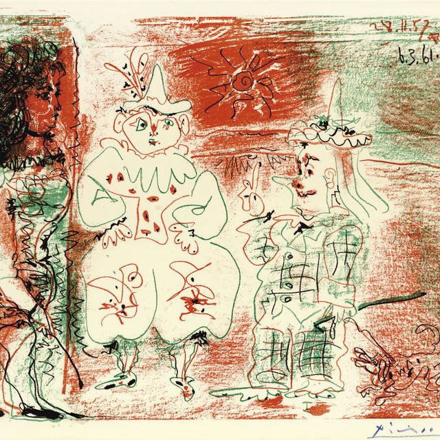 Pablo Picasso — Театр и клоуны (B. 844; M. 304)