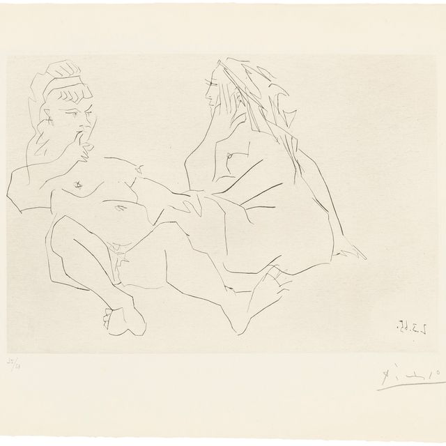 Pablo Picasso — Две женщины III