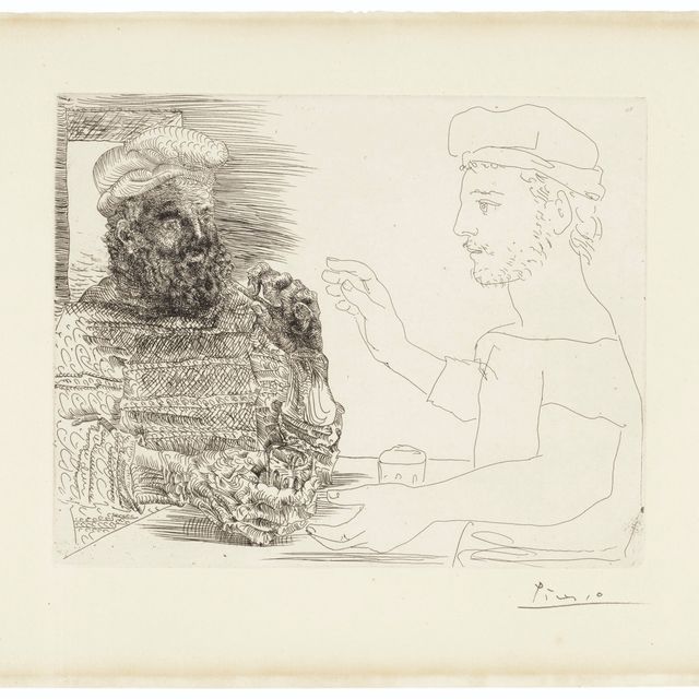 Pablo Picasso — Двое каталонских друзей из La Suite Vollard