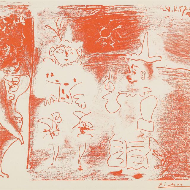 Pablo Picasso — Экюер и клоуны