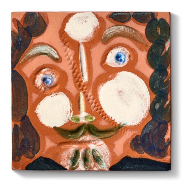 Pablo Picasso — Лицо с косыми чертами (A.R. 587)