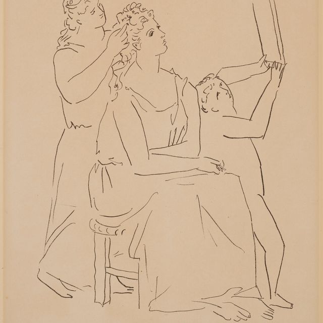 Pablo Picasso — Туалетная комната La toilette