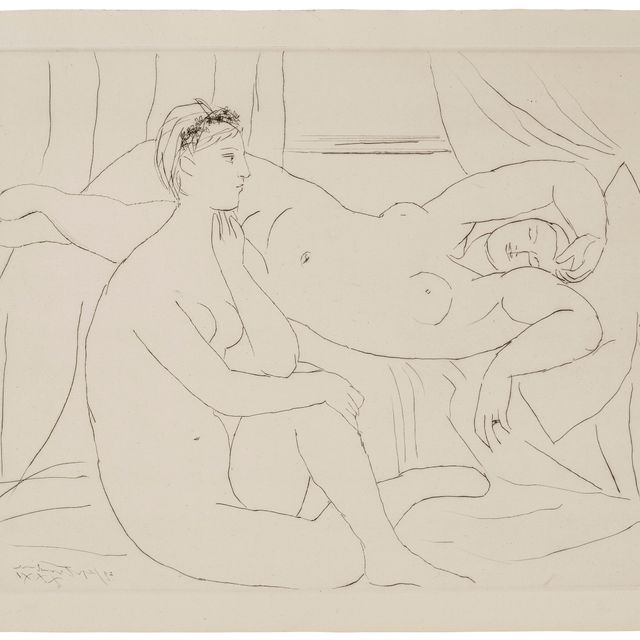 Pablo Picasso — Ла Сюит Воллар : две гравюры