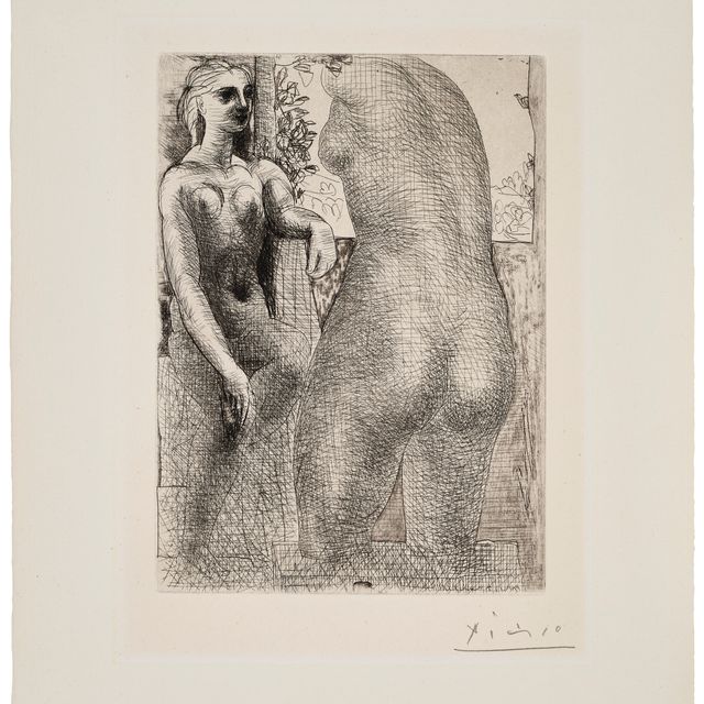 Pablo Picasso — Модель и грандиозная скульптура души из сюиты Воллар