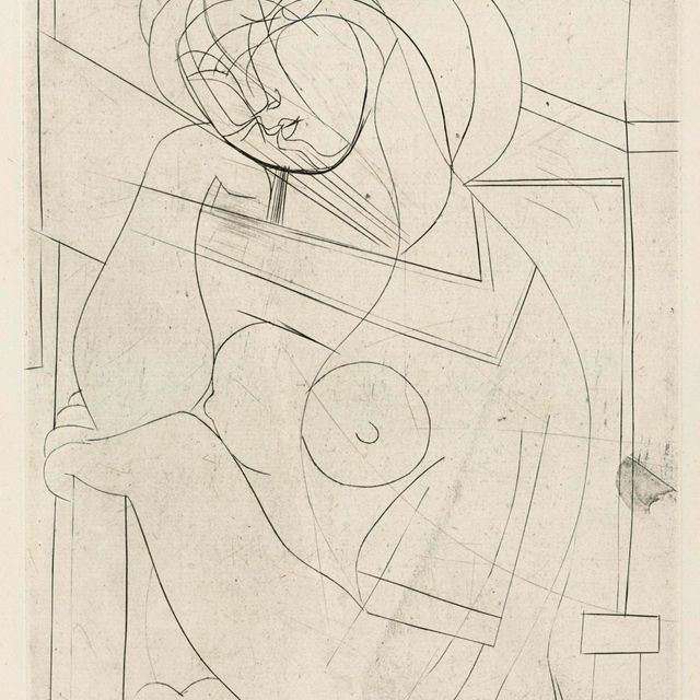 Pablo Picasso — Прекрасная певица, "Ночь на майне" из "Сюиты Воллара" (стр. 218; стр. 423)