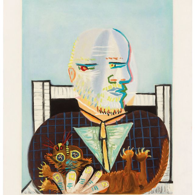 Pablo Picasso — Разговор Воллара и сына