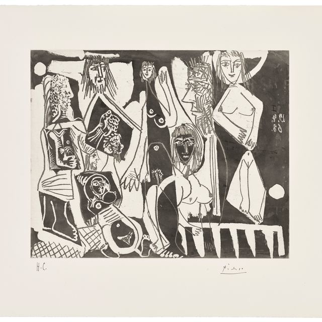 Pablo Picasso — Женщина в поисках приключений: мужчины и женщины, от: Série 347