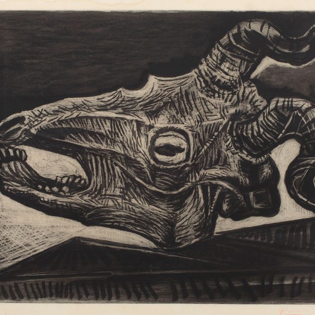 Pablo Picasso — Подъемный кран на столе