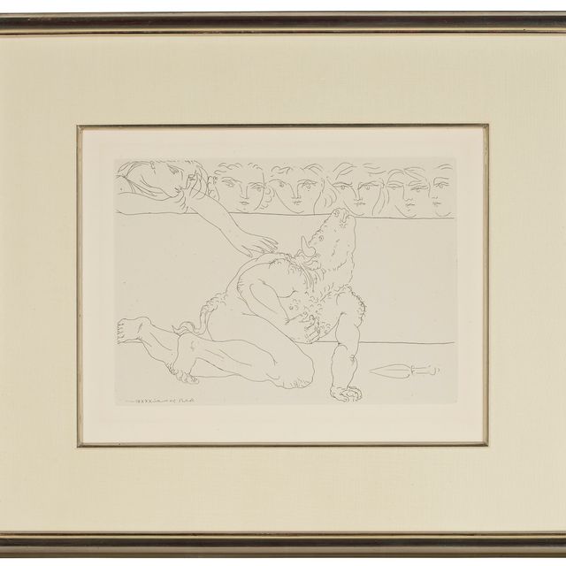 Pablo Picasso — Минотавр Моуран из "Сюиты Воллара"