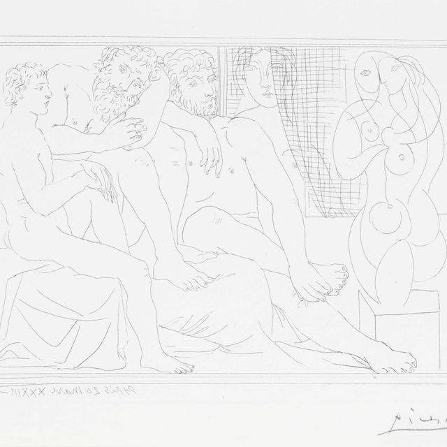 Pablo Picasso — Скульпторы, модели и скульптуры из La Suite Vollard