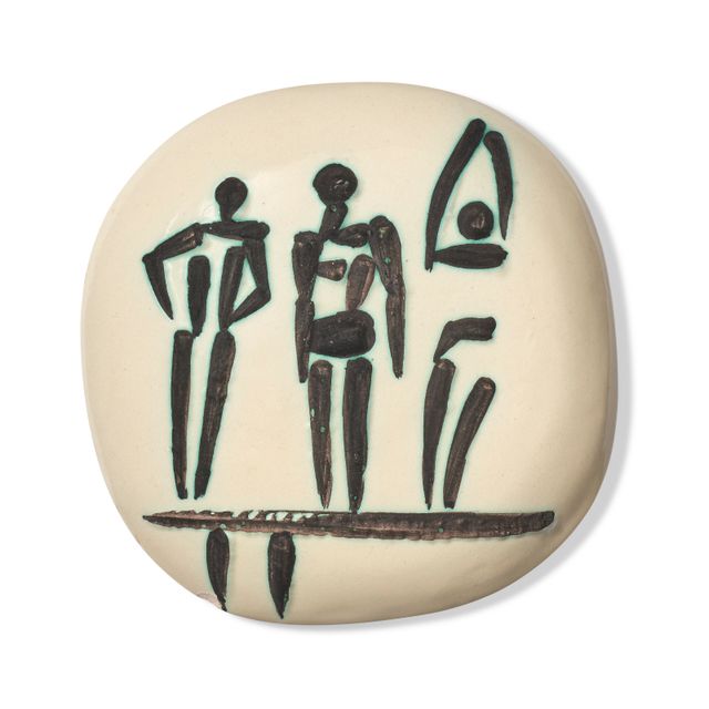 Pablo Picasso — Трое персонажей в Тремплене (A.R. 375)