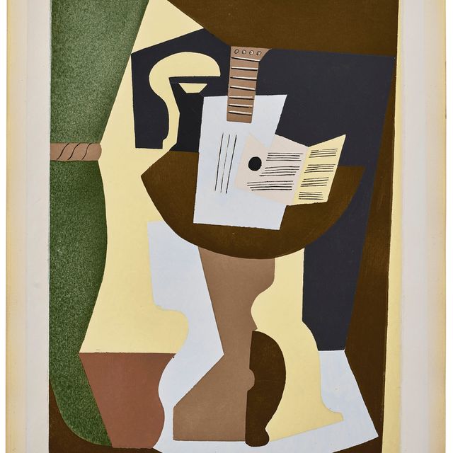Pablo Picasso — Геридон за гитару и перегородку от Dix Pochoirs