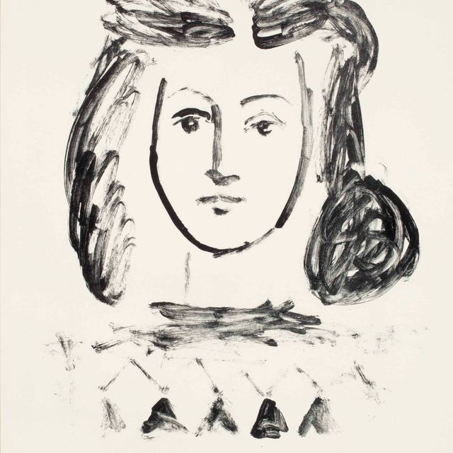 Pablo Picasso — Бюст молодой девушки (B. 421; M. 67)