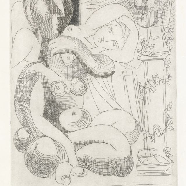 Pablo Picasso — Спящие и скульптуры (стр. 258; стр. 306)
