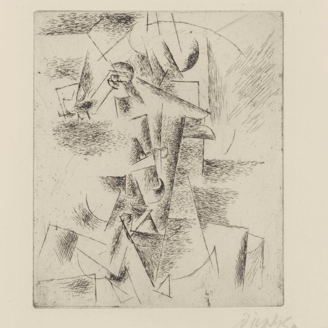 Pablo Picasso — Тет-а-тет с трубкой (Блох, 23; Бэр, 32)
