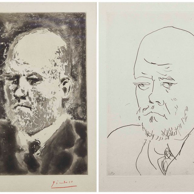 Pablo Picasso — Портрет де Воллара I и III, автор: La Suite Vollard