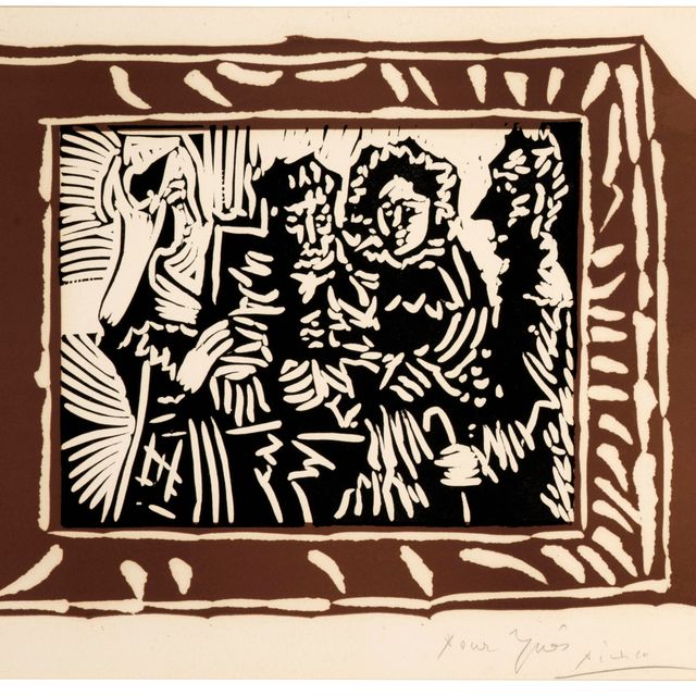 Pablo Picasso — Портрет семьи Энгреск IV