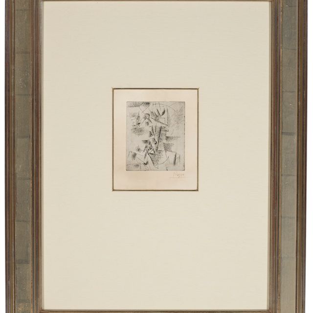 Pablo Picasso — Тет-а-тет с человеком за трубкой