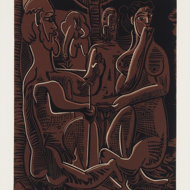 Pablo Picasso — Дежурный на Траве (1096 г. до н. э.; 1328 г. до н.э.)