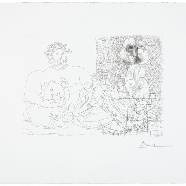Pablo Picasso — Музей скульптора и сюрреалистической скульптуры, из сюиты Воллар