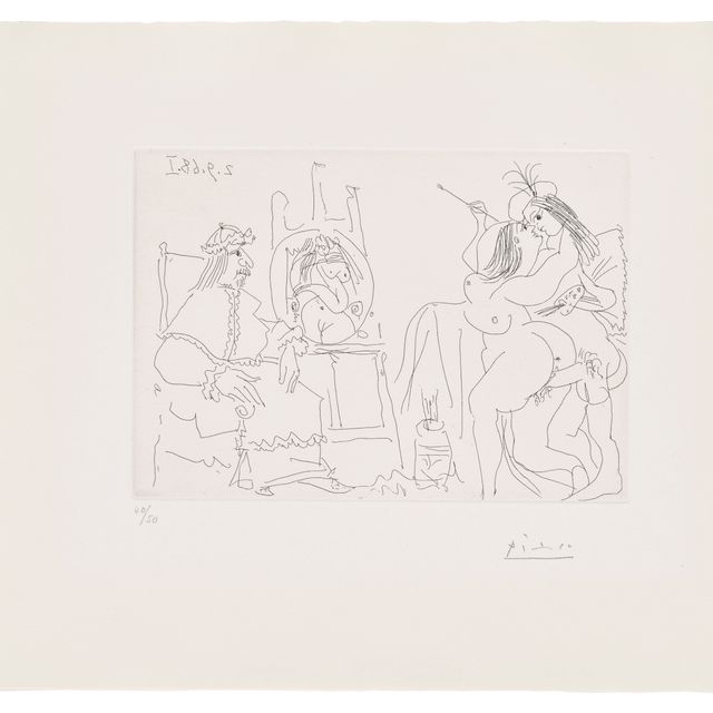 Pablo Picasso — Рафаэль и Форнарина. X: "Папа как свершившийся факт", автор: La Serie 347