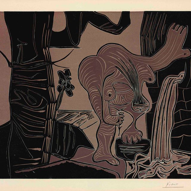Pablo Picasso — Новая женщина из источника (B. 1093; Ba. 1326)