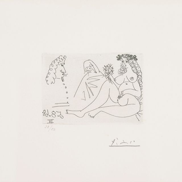 Pablo Picasso — Роковая блондинка а-ля флер, от: Séries 347