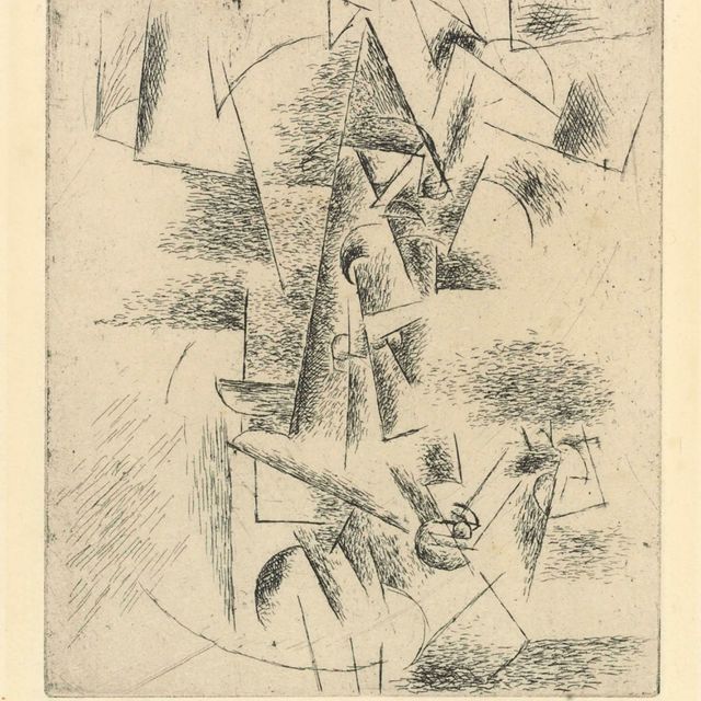 Pablo Picasso — Тет-а-тет с человеком за трубкой