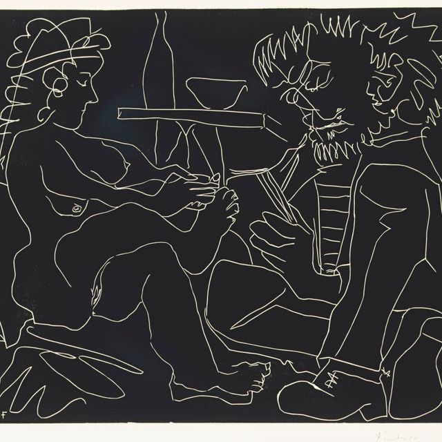 Pablo Picasso — Отец и сын модели (1194 г. до н.э.; 1357 г. до н.э.)