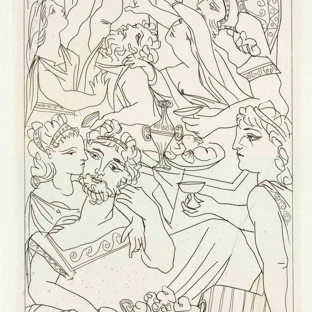 Pablo Picasso — Праздничный ужин от Лисистраты