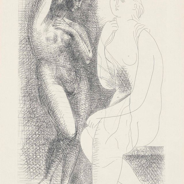 Pablo Picasso — Модель тела и скульптуры, от: La Suite Vollard (B. 185; Ba. 344)
