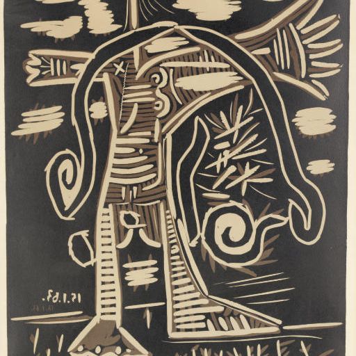 Pablo Picasso — Молодая дебютантка (Р. 1107; Ва. 1338)
