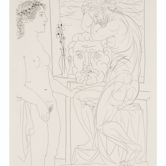 Pablo Picasso — Модель тела и скульптуры из коллекции La Suite Vollard